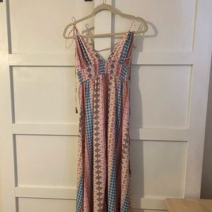 Multi print maxi dress lulus